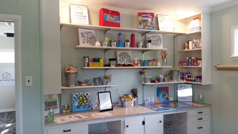 Art room at The Caring House